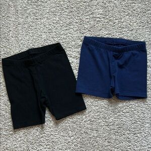 Set of 2 Cat & Jack Black and Blue Athletic Shorts